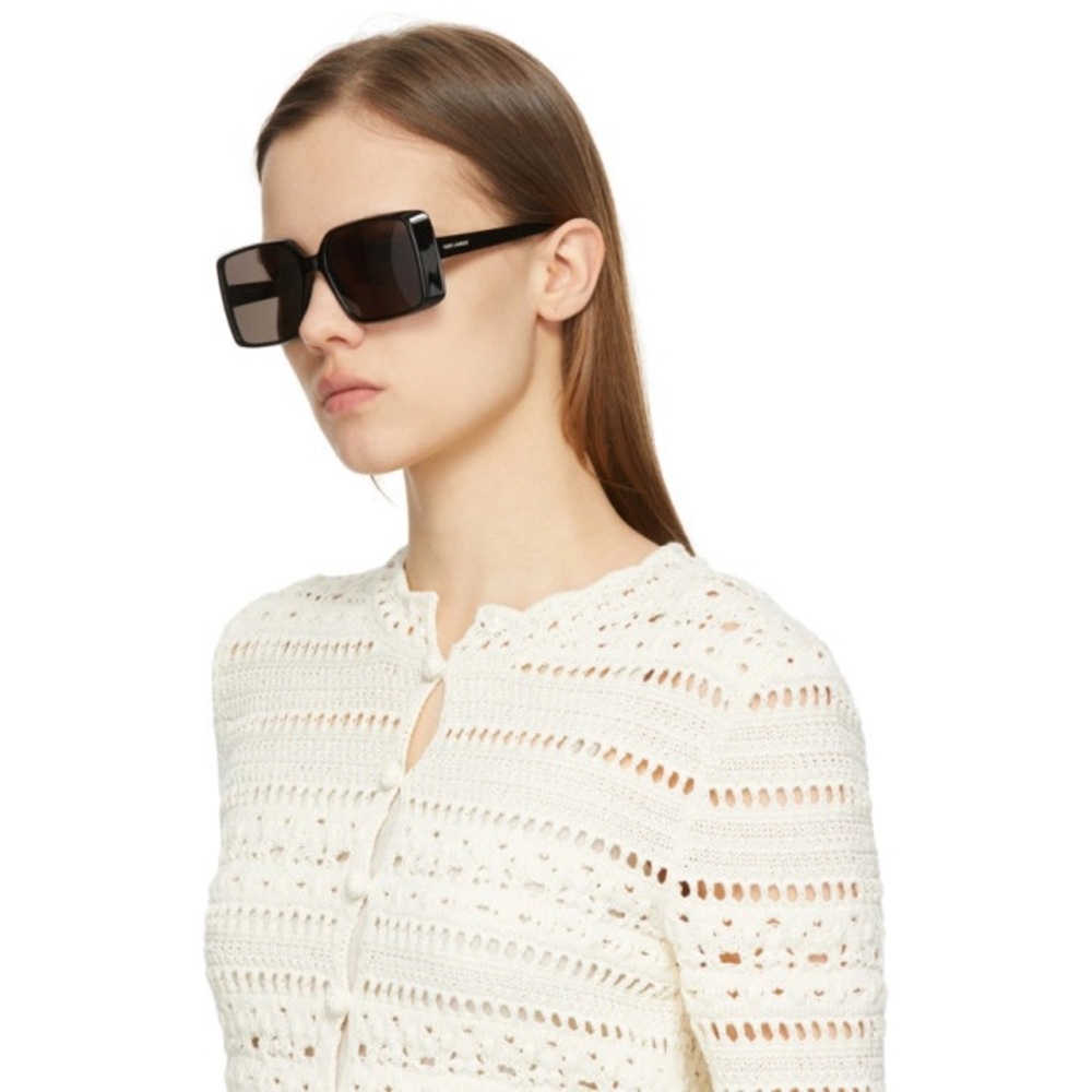 ✨ NEW SAINT LAURENT sunglasses Havana brown - Picture 13 of 14